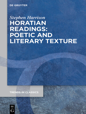 cover image of Horatian Readings